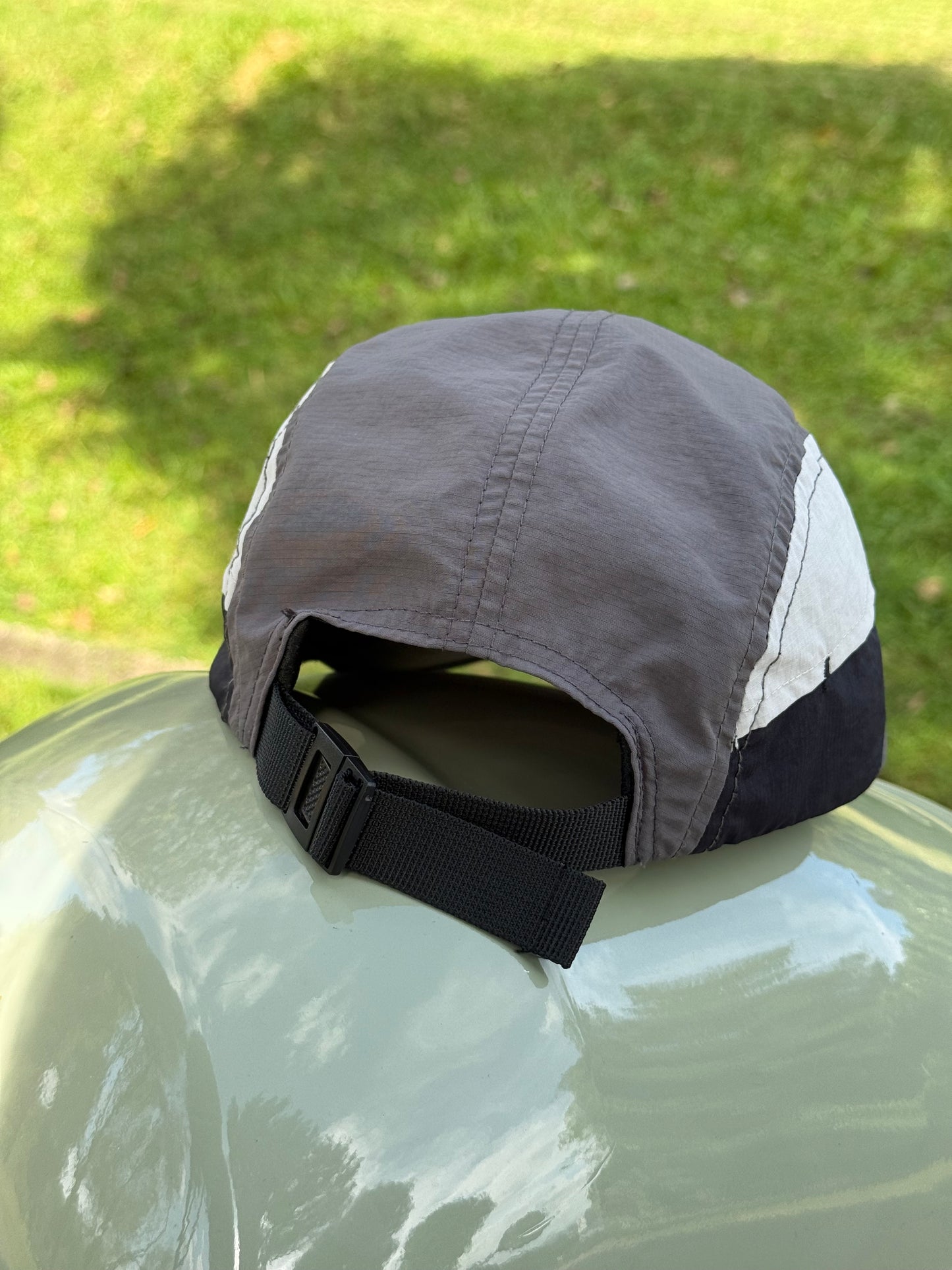 Cream //Violet & Grey// Outdoor 5-Panel Cap