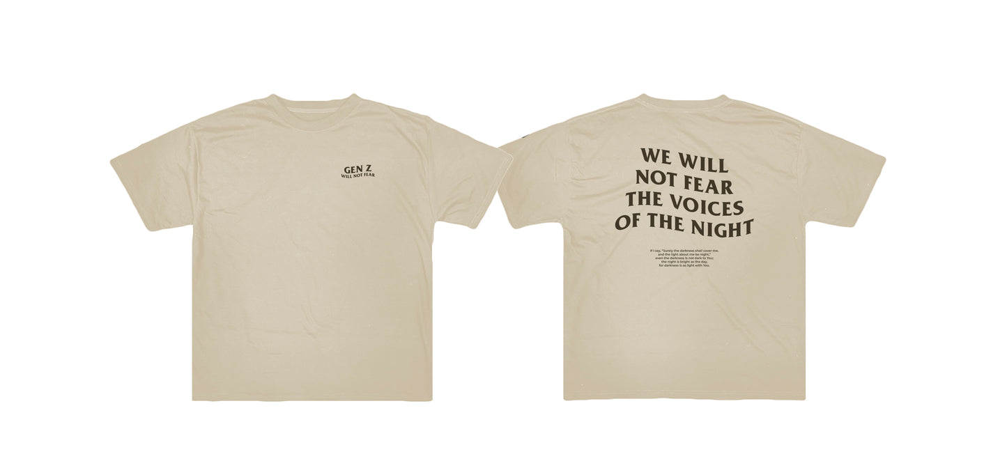 GenZ Will Not Fear Oversized T-Shirt
