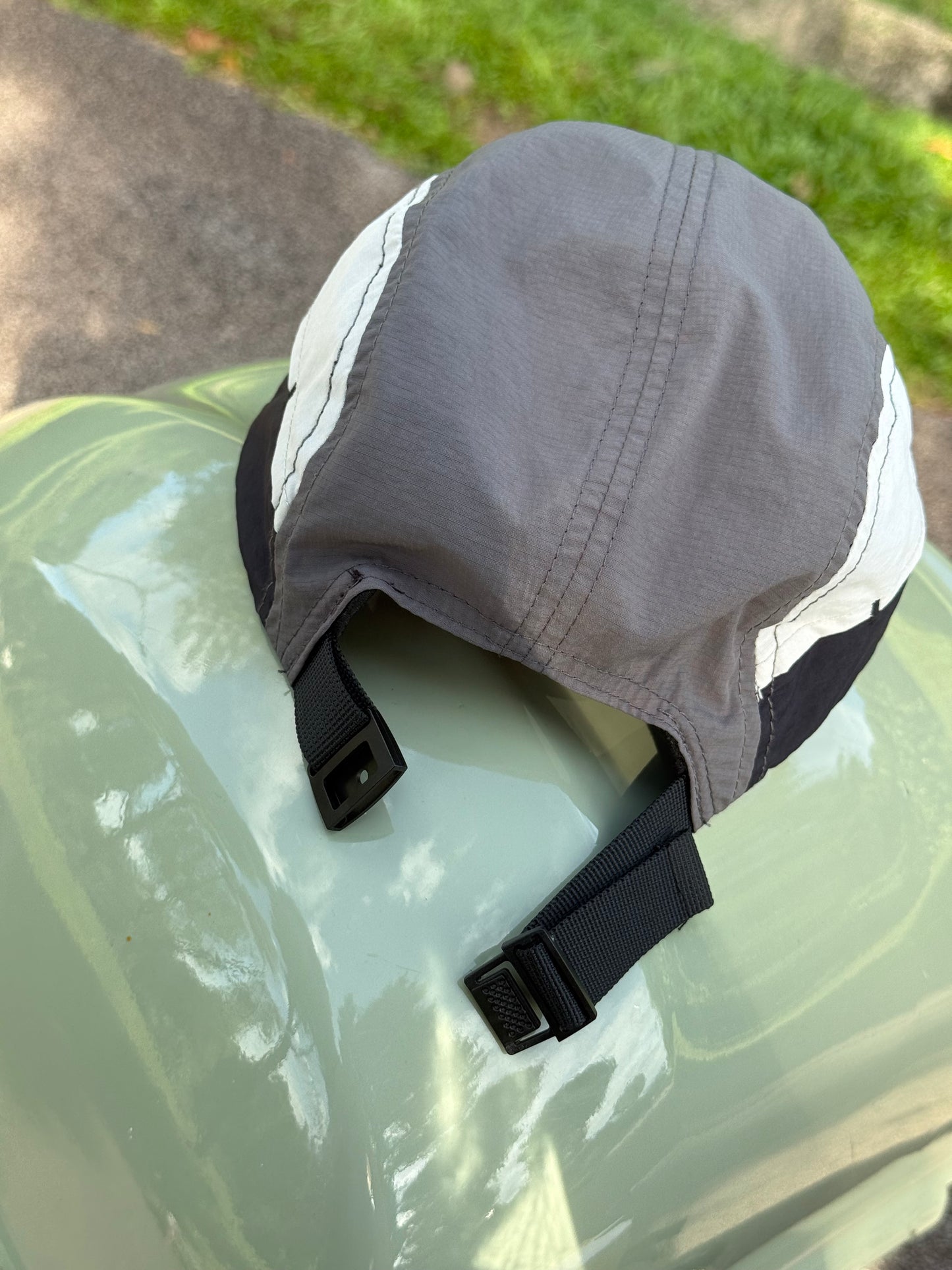 Cream //Violet & Grey// Outdoor 5-Panel Cap